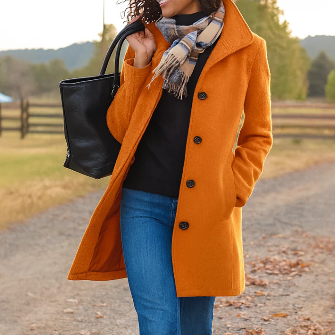Esme | Women's Classic Button Winter Coat