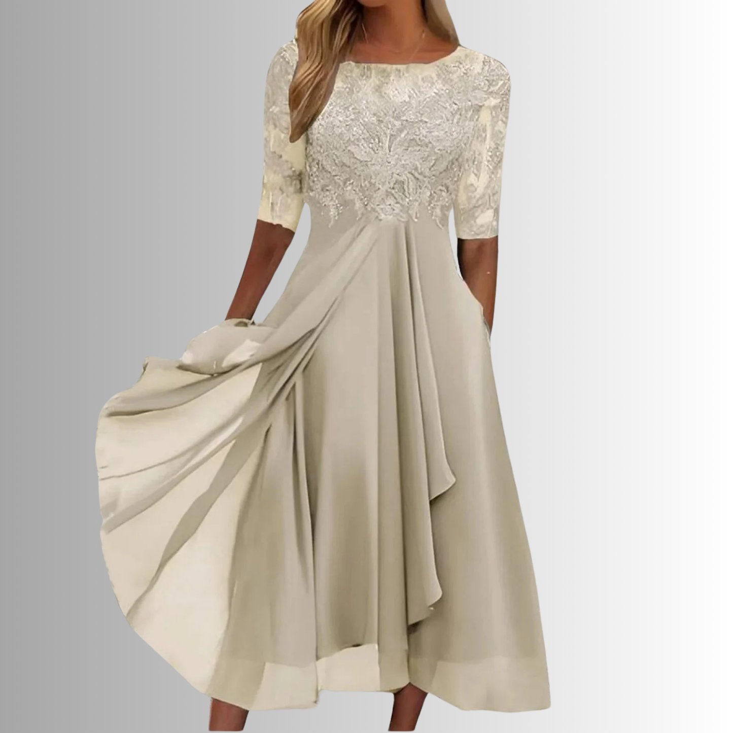 Skye | Women's Flowing Lace Cocktail Dress