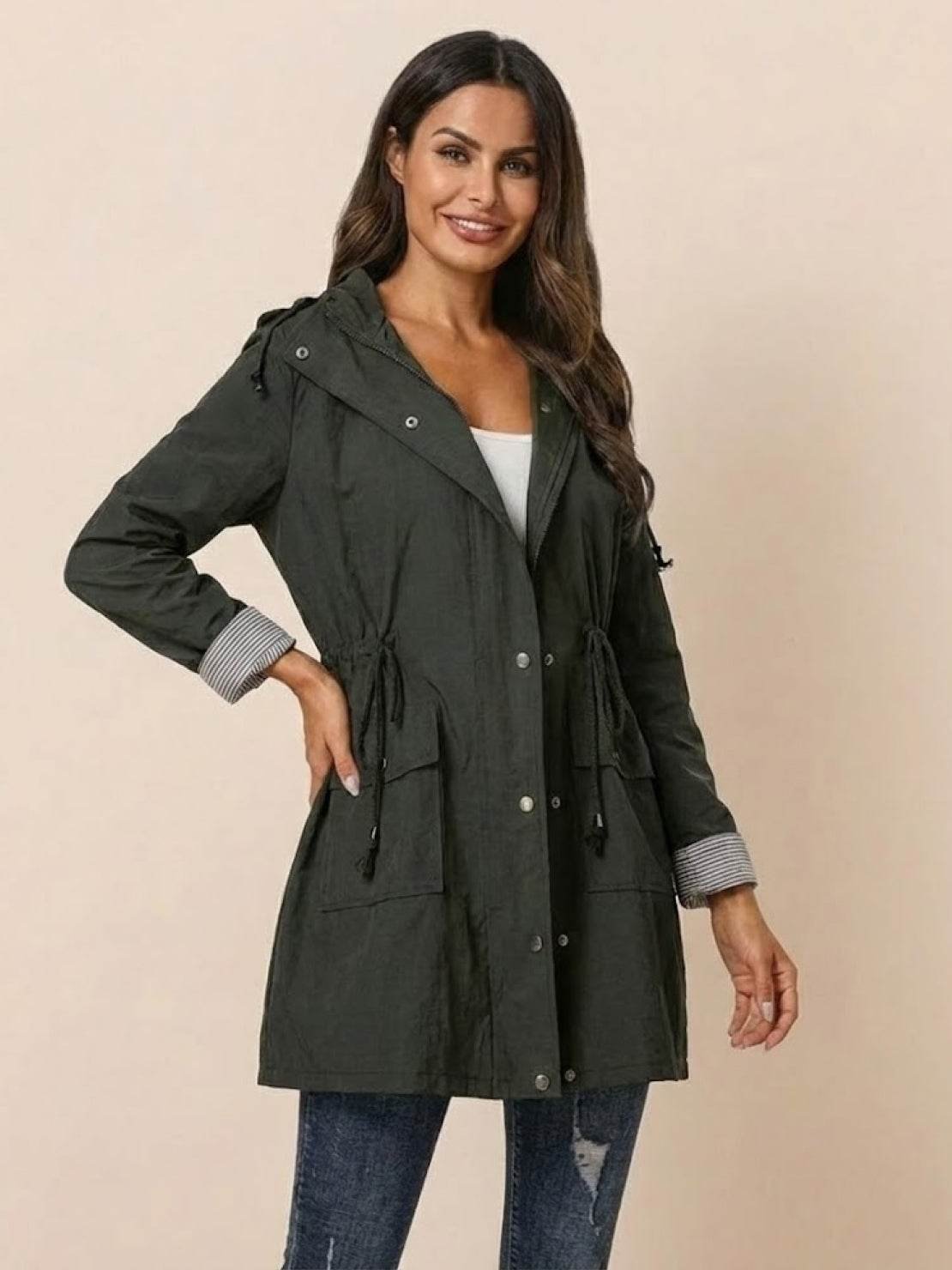 Carolyn | Women's Hooded Anorak Jacket with Hood