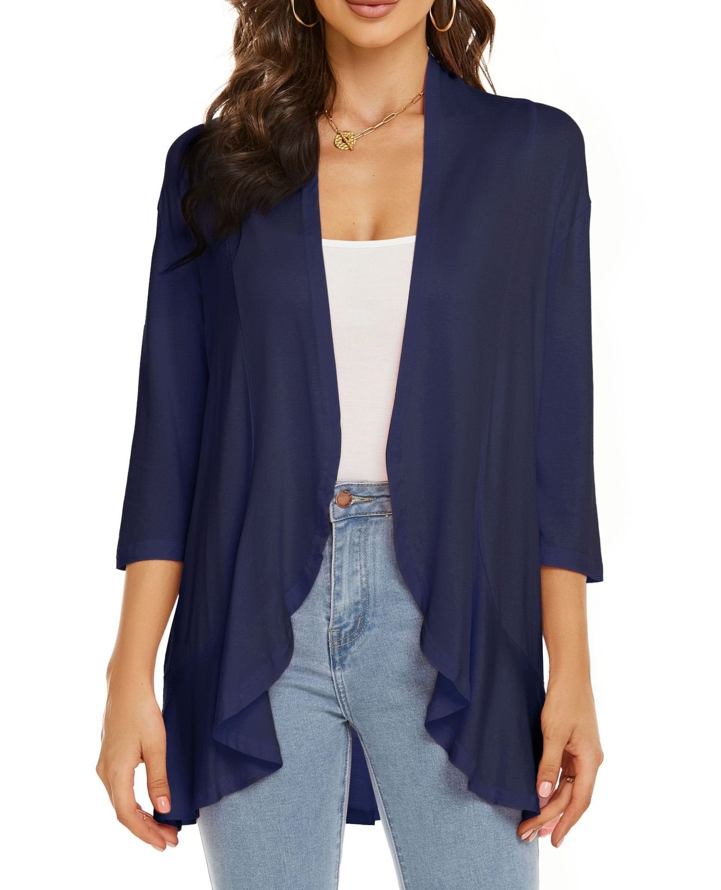 Sharon | Women's Lightweight Draped Cardigan