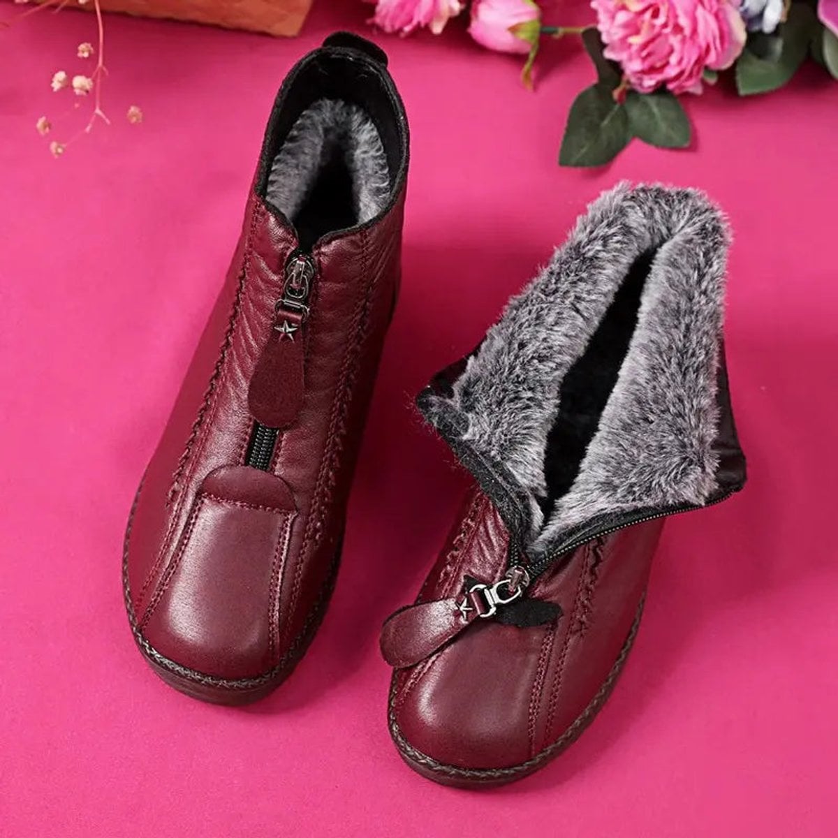 Camilla | Women's Leather Winter Boots