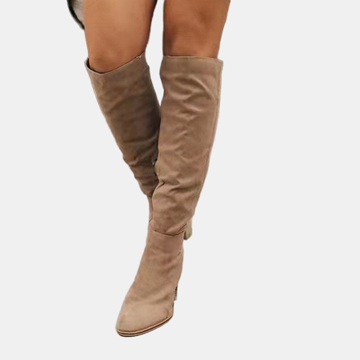 Isabella | Women's Stretchy Suede Over the Knee Boots