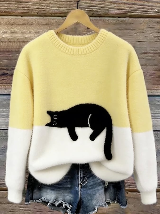 Tilly | Women's Cozy Graphic Cotton Sweater