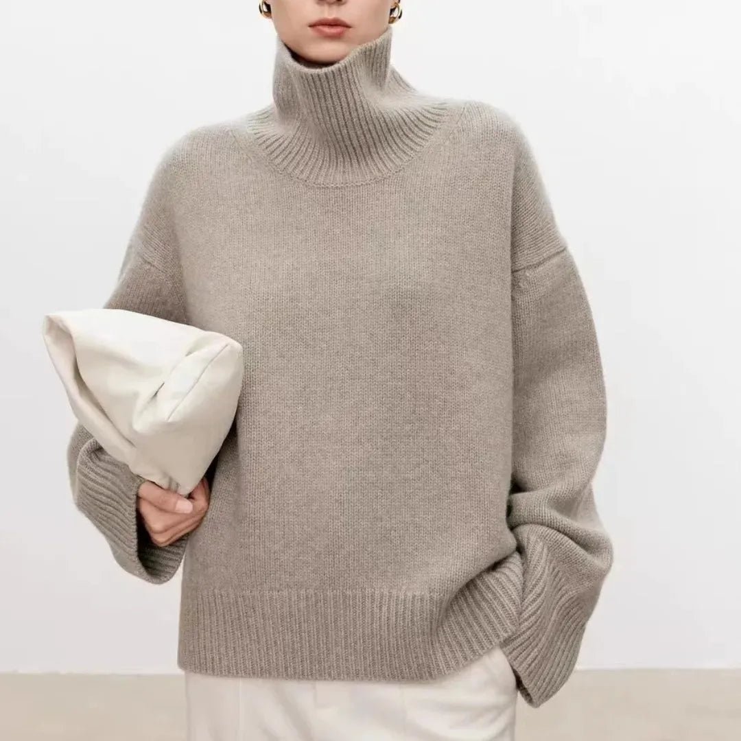 Chloe | Women's Ribbed Turtleneck Sweater