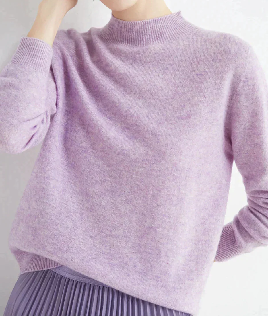 Sophia | Women's Soft Crew Cashmere Sweater