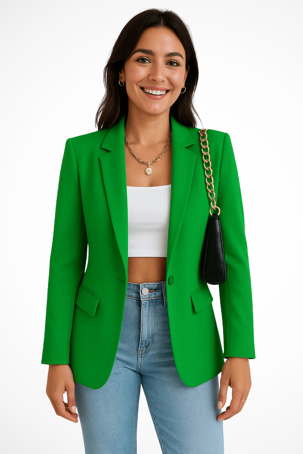 Rosie | Women's Tailored Single-Button Blazer Jacket