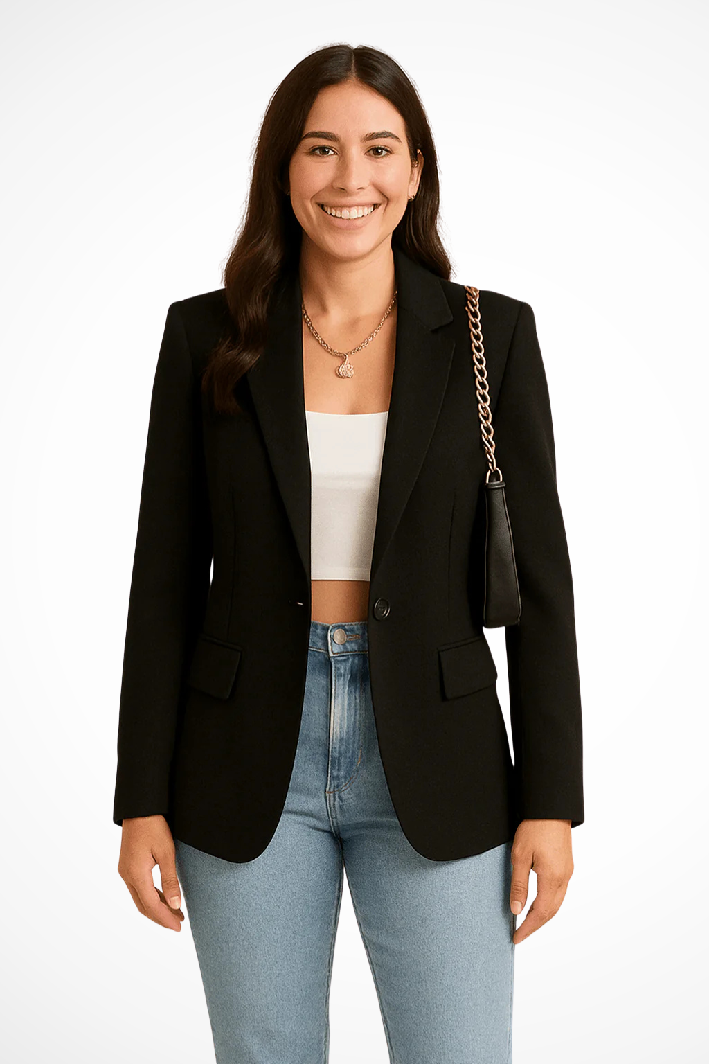 Rosie | Women's Tailored Single-Button Blazer Jacket