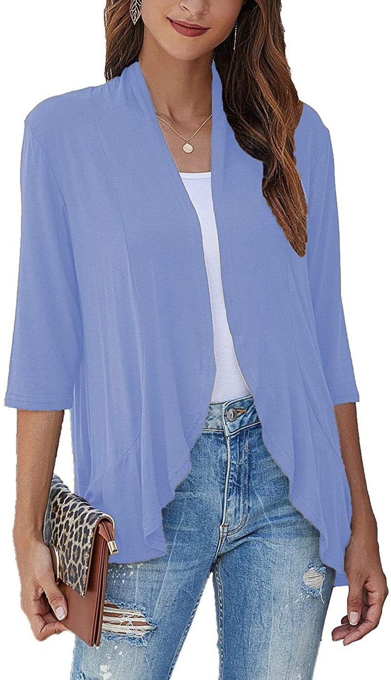 Sharon | Women's Lightweight Draped Cardigan