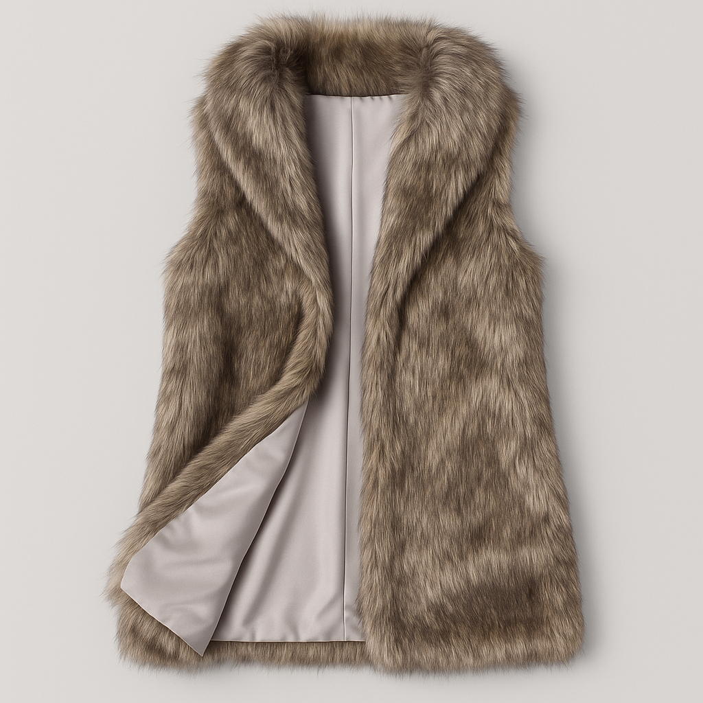 Sarah | Women's Luxe Faux Fur Vest Jacket