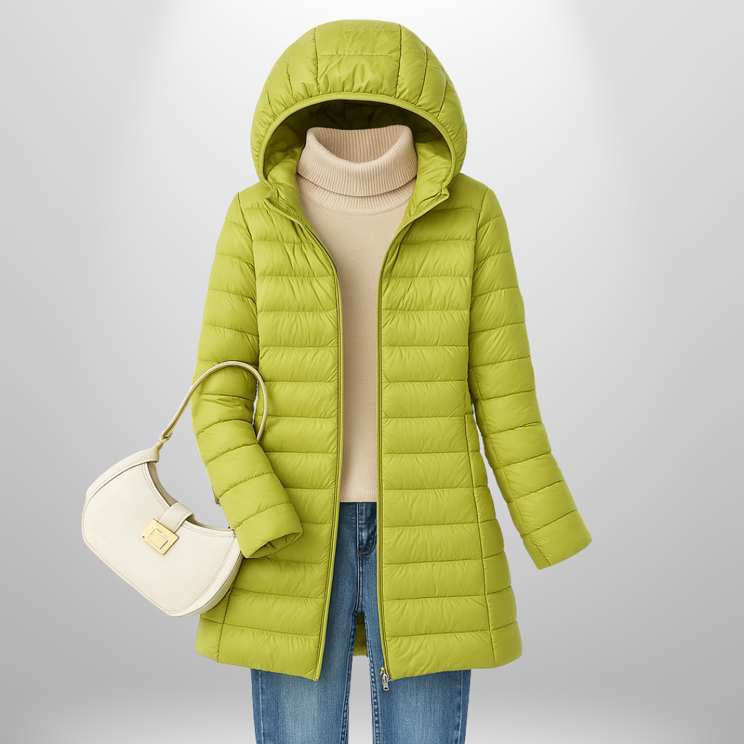 Samantha | Women's Hooded Long Puffer Jacket