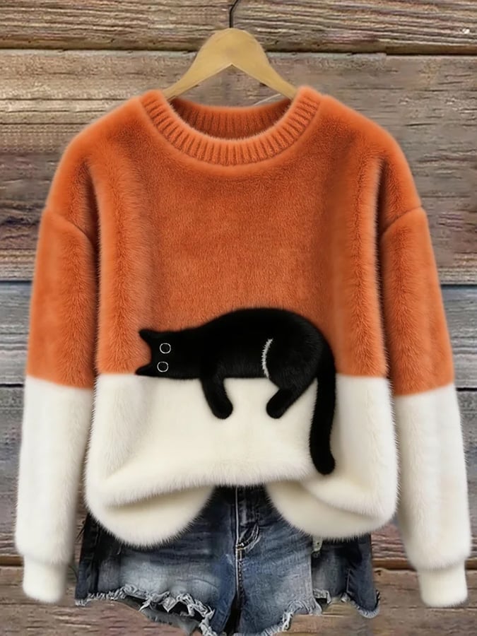 Tilly | Women's Cozy Graphic Cotton Sweater