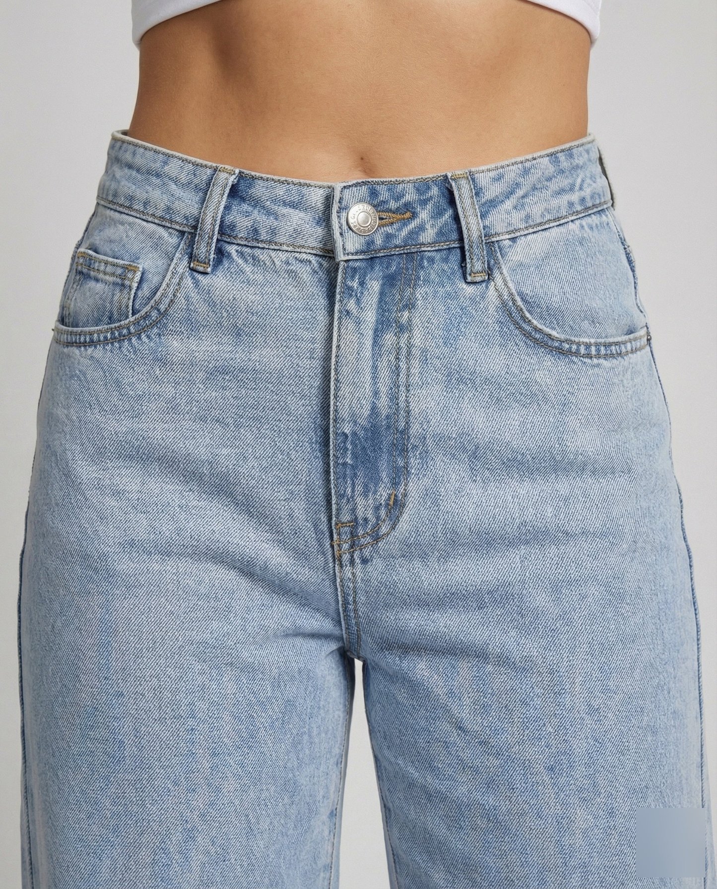 Georgia | Women's High Waisted Straight Leg Jeans