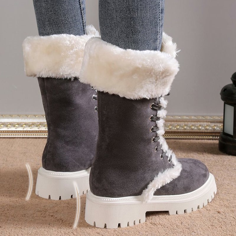 Portia | Women's Lug-Sole Faux Fur Winter Boots