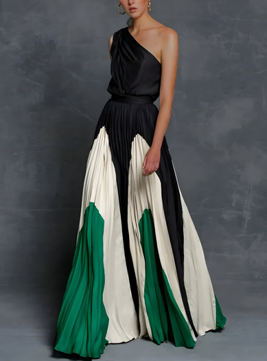Alison | Women's One-Shoulder Maxi Formal Wedding Guest Dress