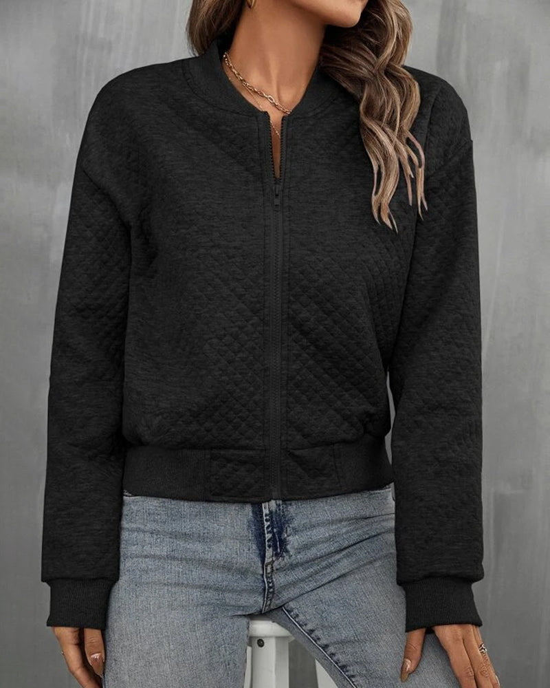 Ava | Women's Quilted Bomber Jacket