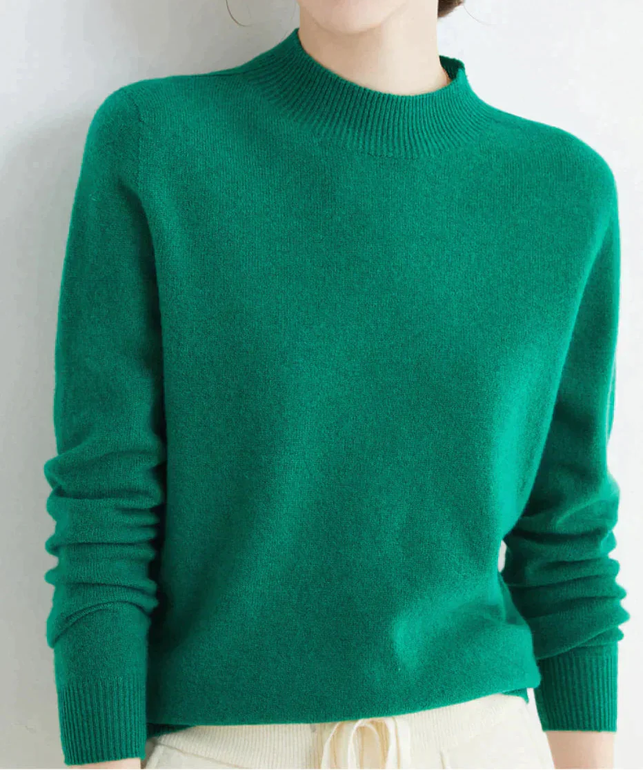 Sophia | Women's Soft Crew Cashmere Sweater