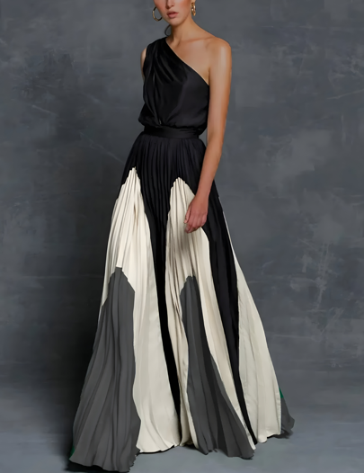 Alison | Women's One-Shoulder Maxi Formal Wedding Guest Dress