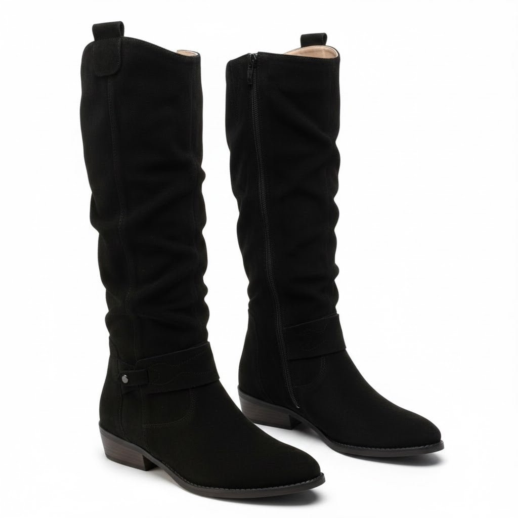 Sienna | Women's Ruched Knee High Boots