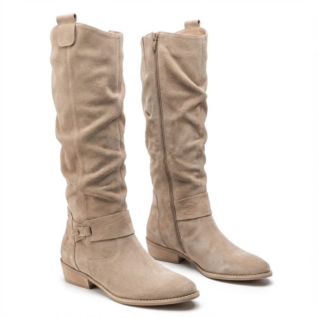 Sienna | Women's Ruched Knee High Boots