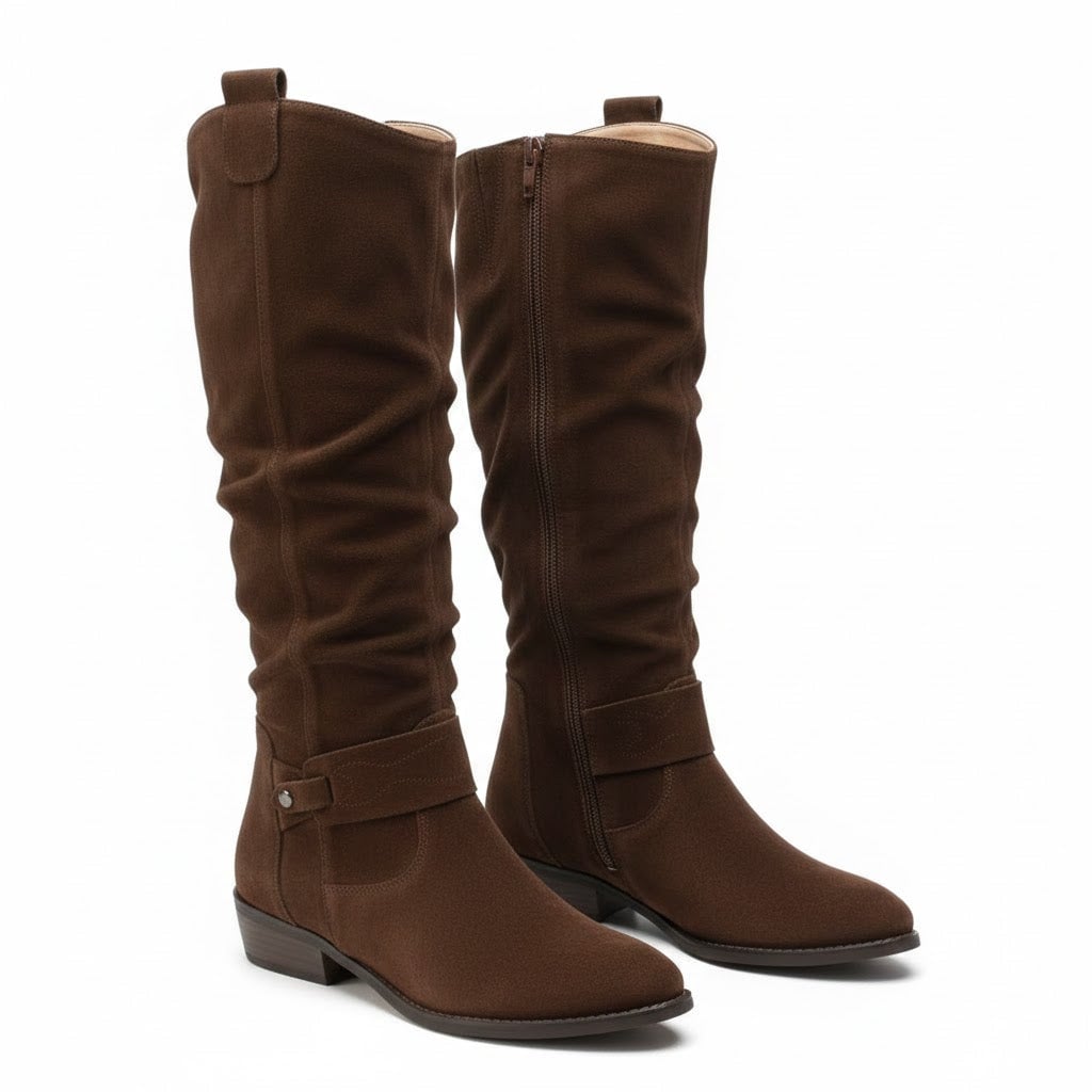 Sienna | Women's Ruched Knee High Boots