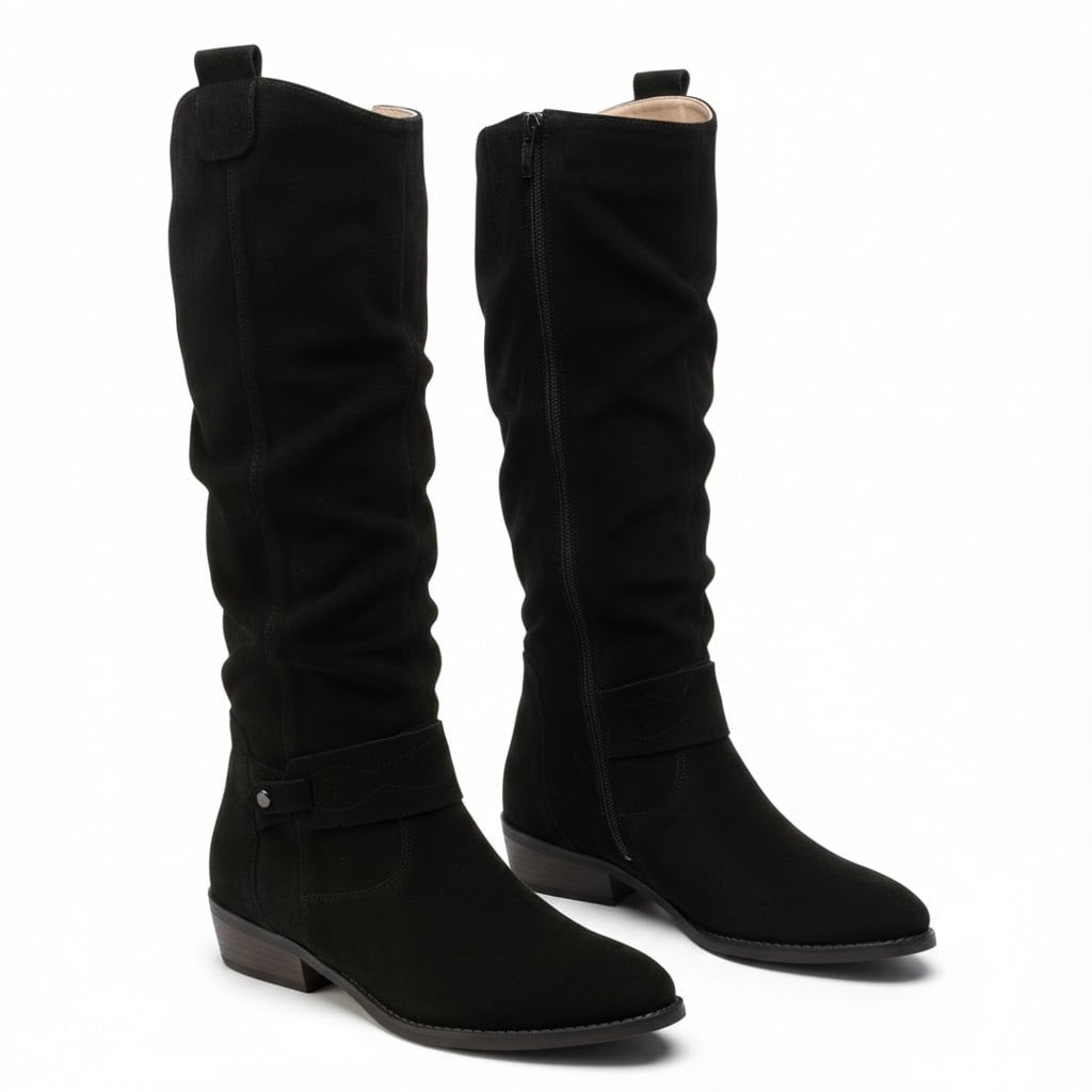Sienna | Women's Ruched Knee High Boots