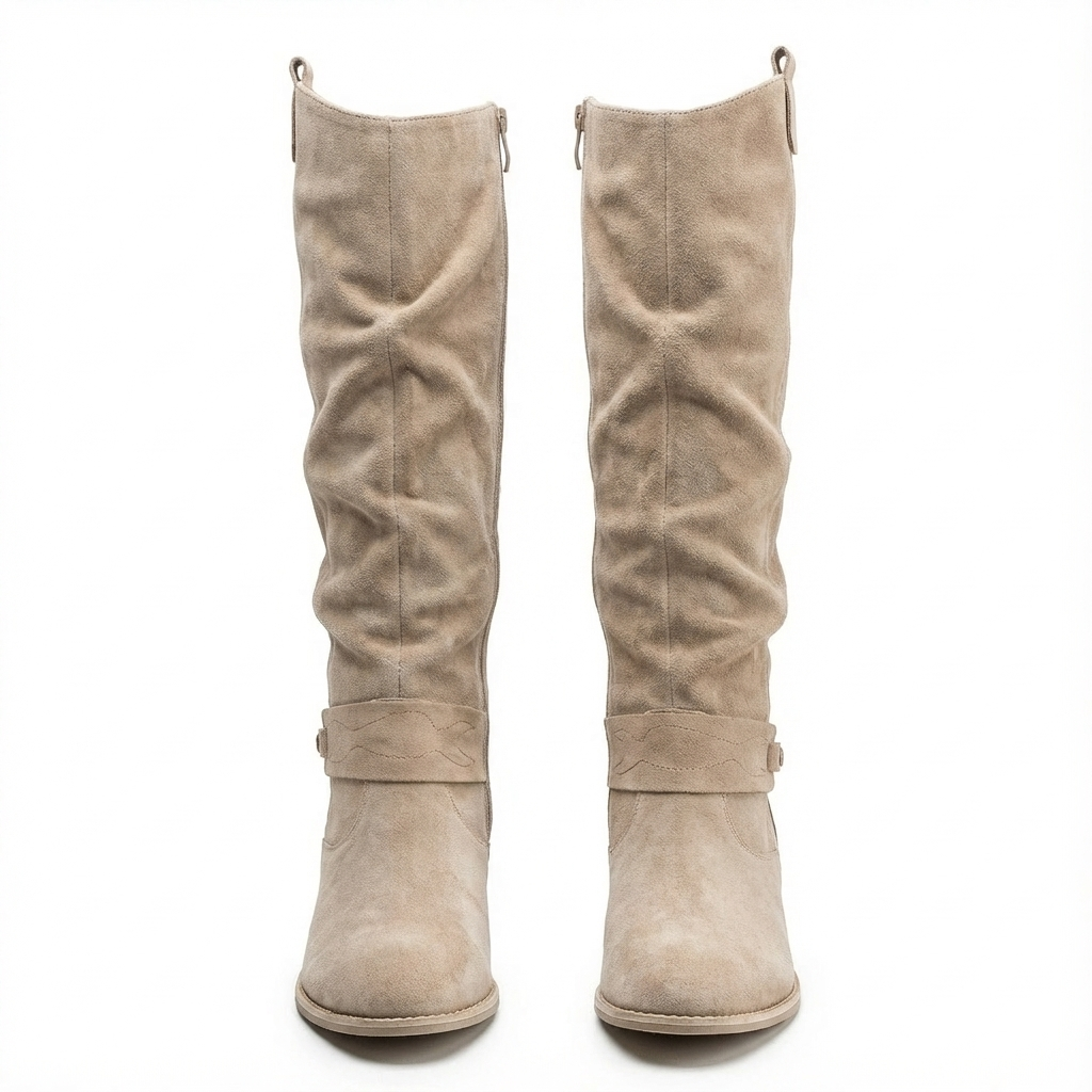 Sienna | Women's Ruched Knee High Boots