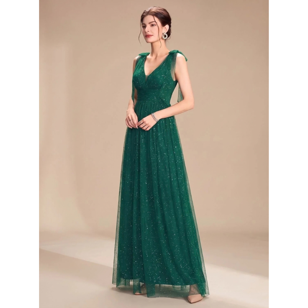 Florence | Women's Sleeveless Sequin Maxi Evening Dress