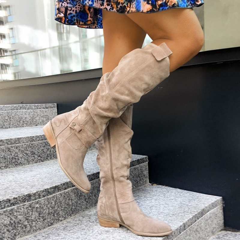 Karen | Women's Slouchy Knee High Boots