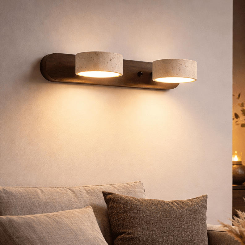 Josephine | Travertine LED Wall Sconce