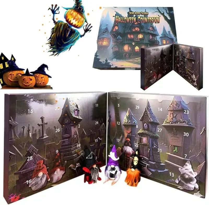 Women's Christmas 24-day Advent Calendar with plush gnome Festive Count