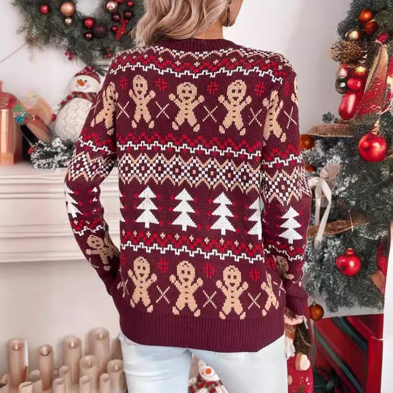Wendy | Women's Festive Jacquard Christmas Sweater
