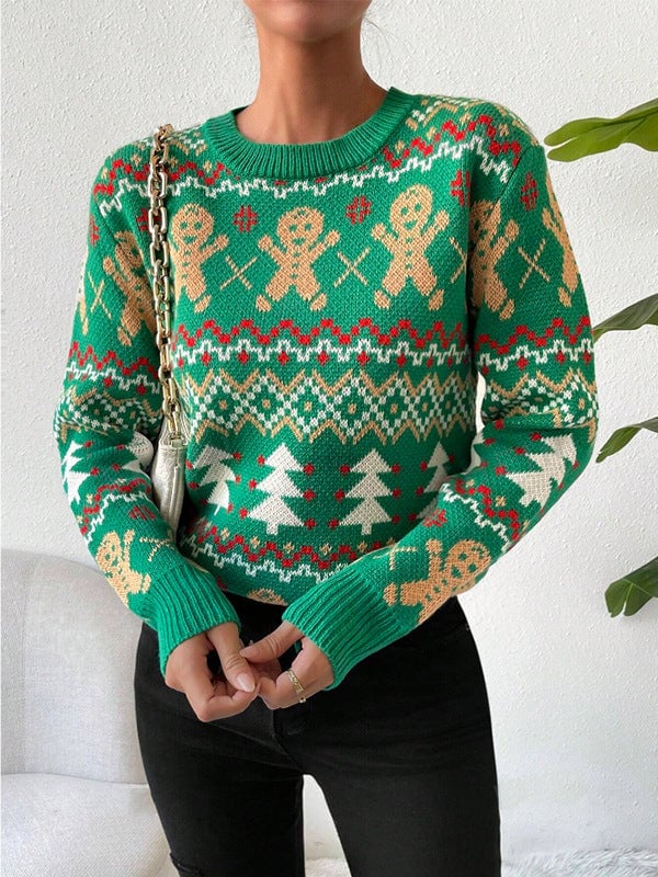 Wendy | Women's Festive Jacquard Christmas Sweater
