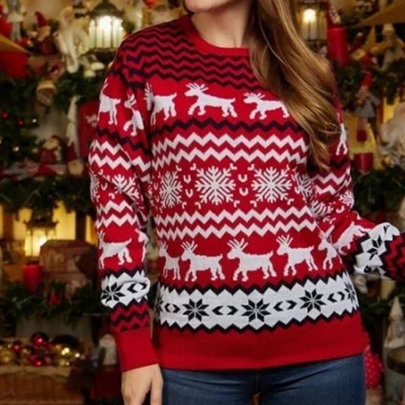Christine | Women's Festive Drune Weihnachtspullover