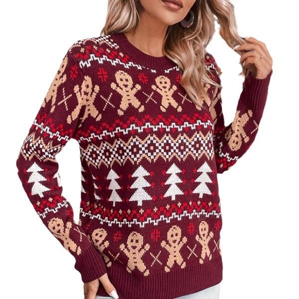 Wendy | Women's Festive Jacquard Christmas Sweater
