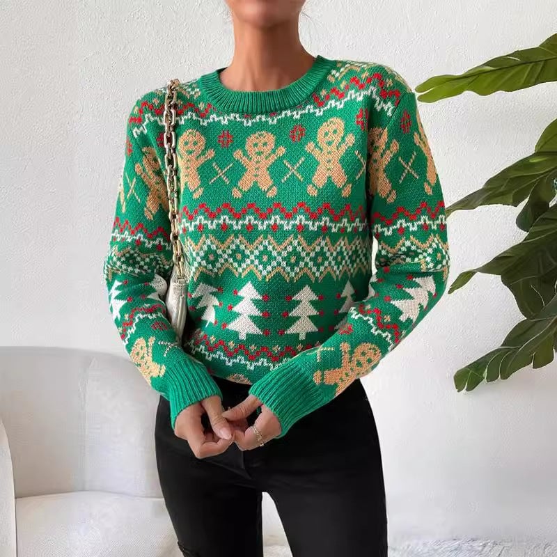 Wendy | Women's Festive Jacquard Christmas Sweater
