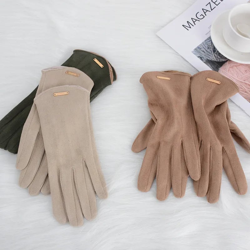 Beatrice | Women's Classic Winter Gloves with Accent