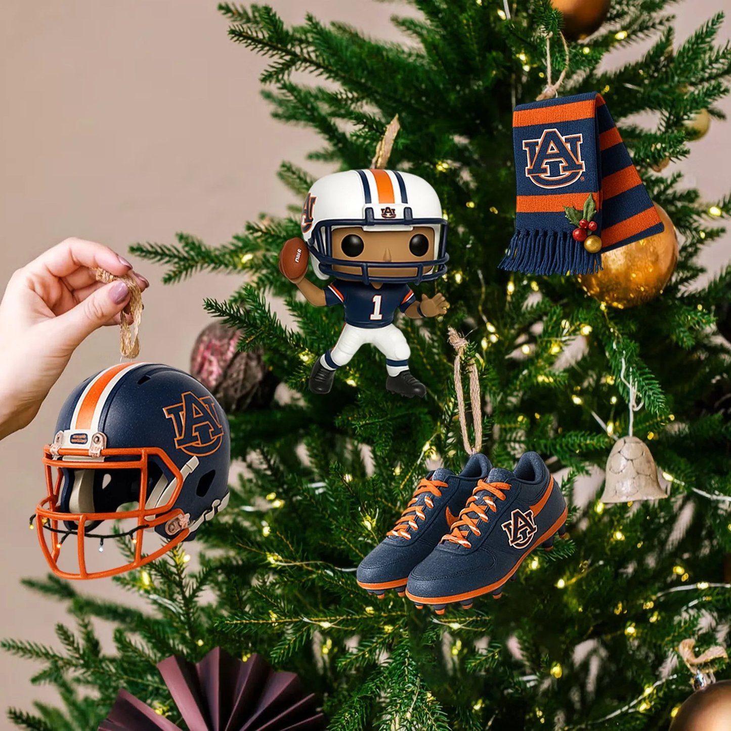 Christmas 25-day Advent Calendar with surprises Auburn Tigers Decorative Countdo