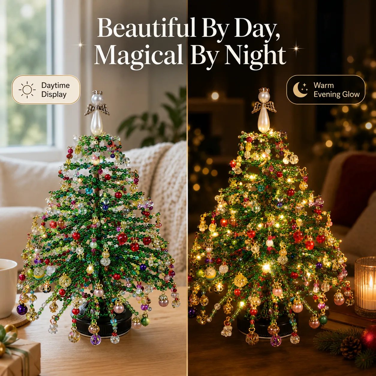 Beaded Christmas Tree DIY Craft Kit