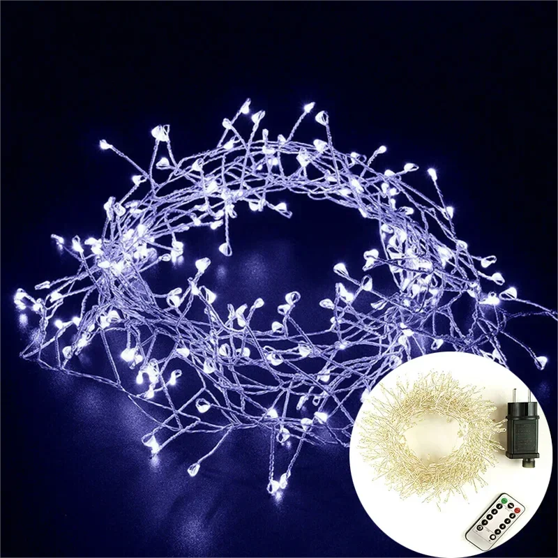 Christmas String Lights Remote-Controlled Decorative LED Strand