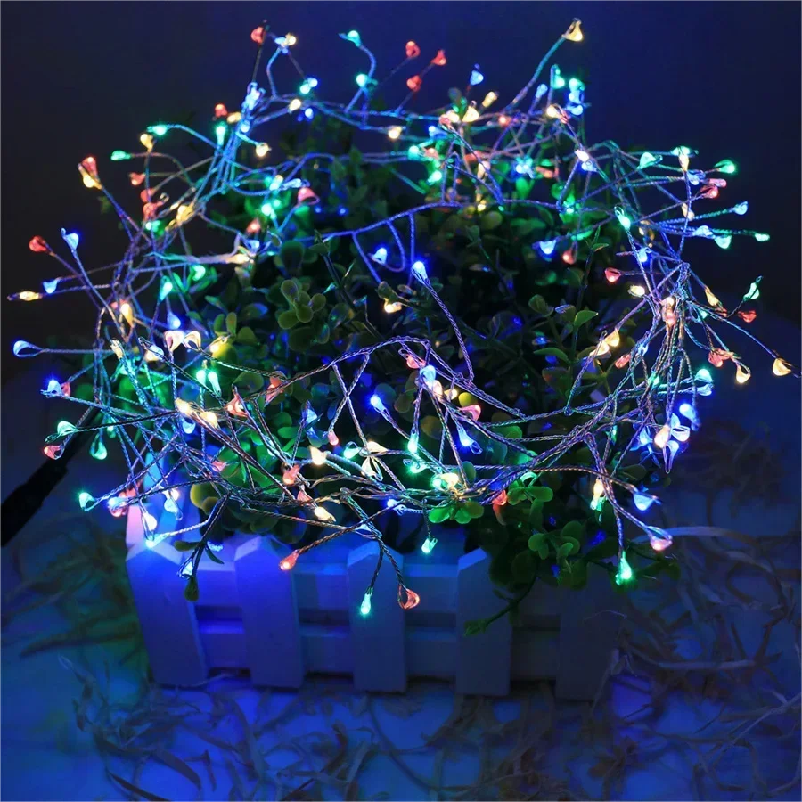 Christmas String Lights Remote-Controlled Decorative LED Strand
