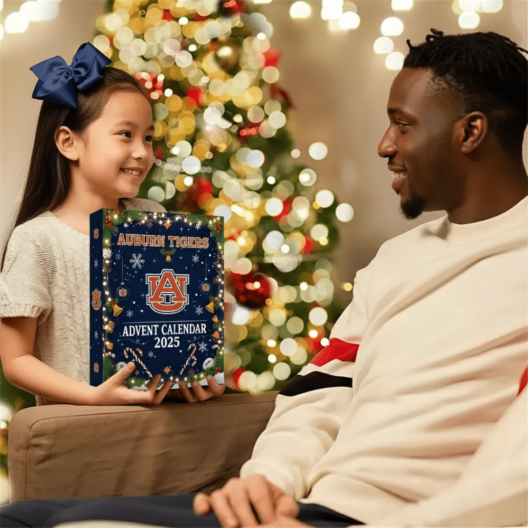 Christmas 25-day Advent Calendar with surprises Auburn Tigers Decorative Countdo