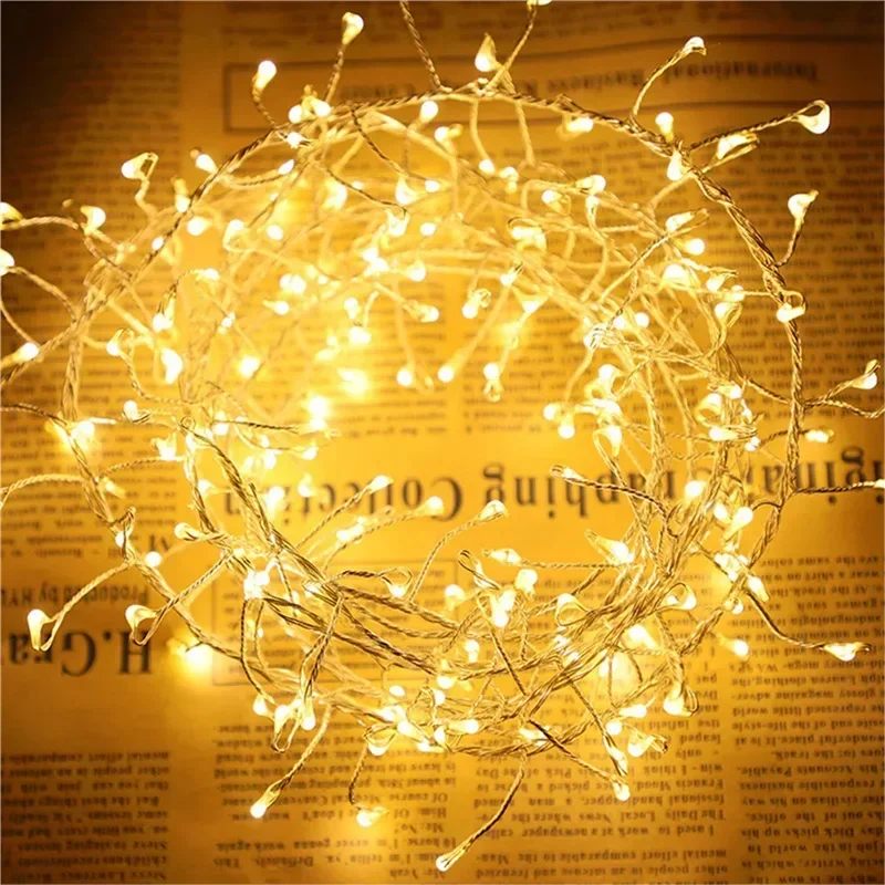 Christmas String Lights Remote-Controlled Decorative LED Strand