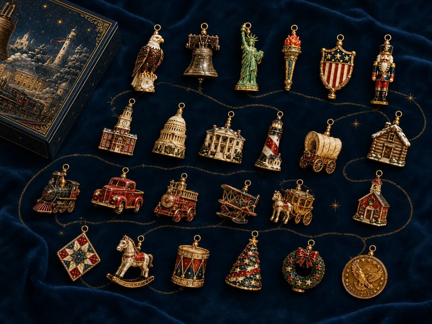 Advent Calendar For Adults Heritage Ornament Collection