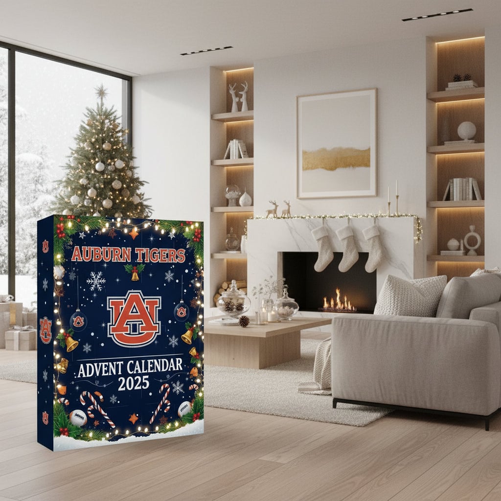 Christmas 25-day Advent Calendar with surprises Auburn Tigers Decorative Countdo