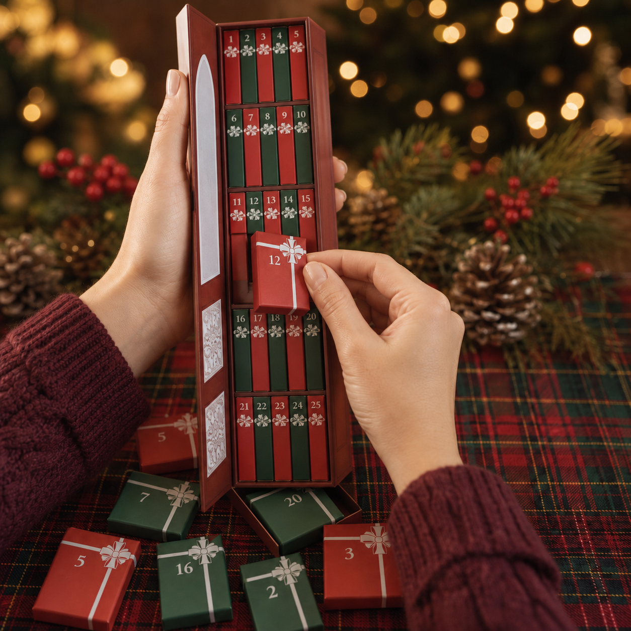 Christmas Storybook Advent Calendar with Miniature Books