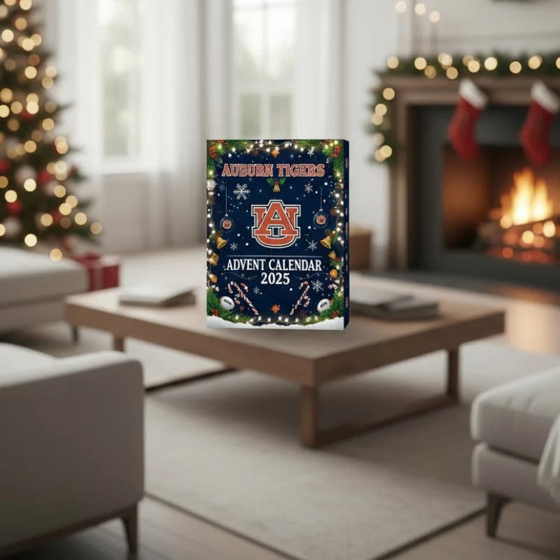 Christmas 25-day Advent Calendar with surprises Auburn Tigers Decorative Countdo