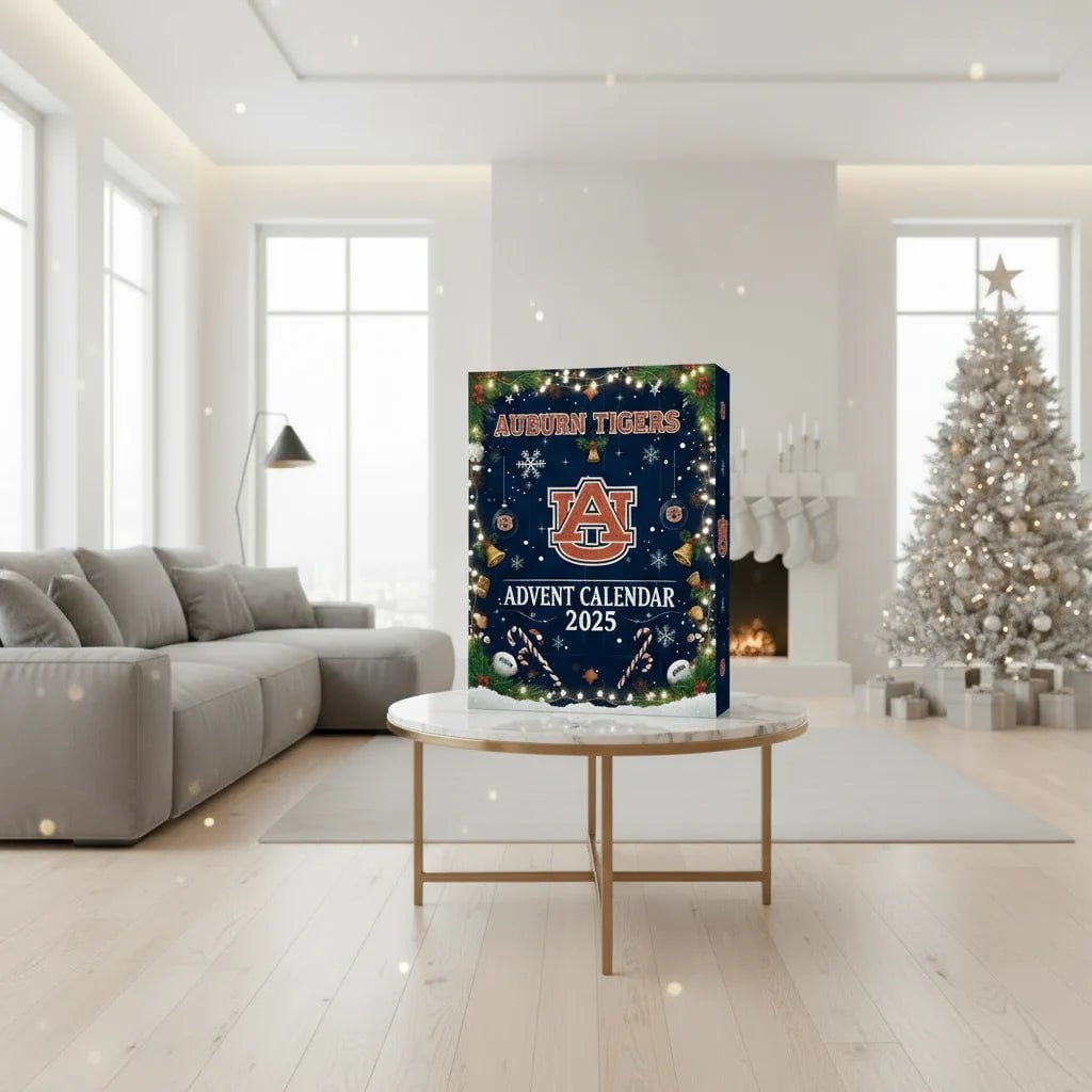 Christmas 25-day Advent Calendar with surprises Auburn Tigers Decorative Countdo