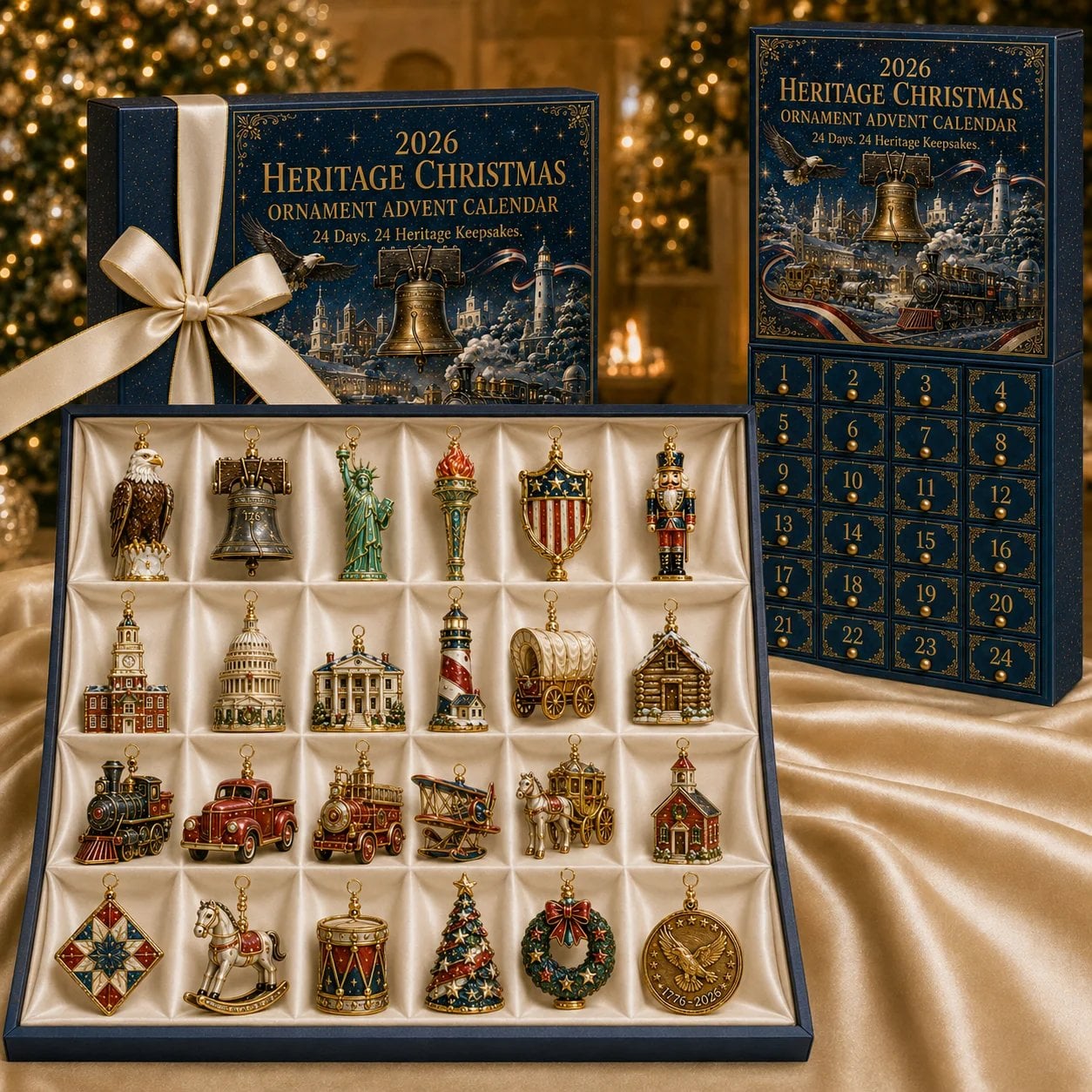 Advent Calendar For Adults Heritage Ornament Collection