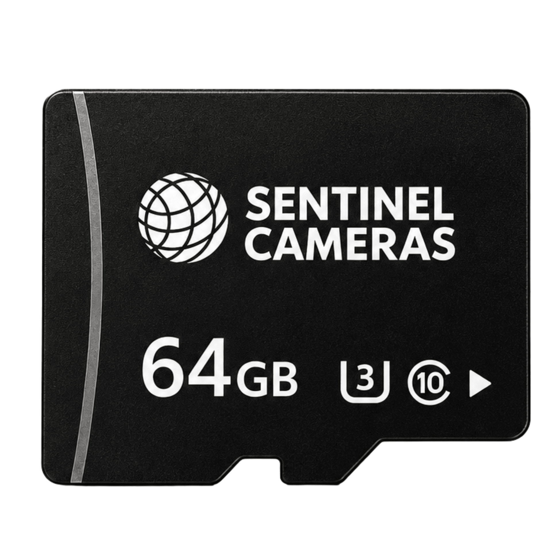 64GB microSD card shown with packaging