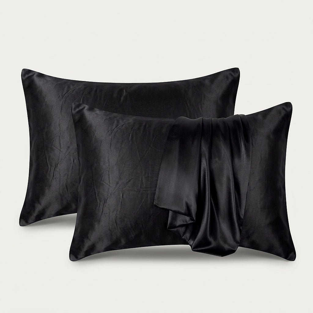 Unisex Satin Pillowcase with Folded Drape Detail